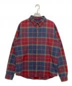 A.P.C.アーペーセー）の古着「フランネルシャツ」｜レッド