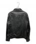 Shama (シャマ) レザーライダースジャケット ブラック サイズ:42：3500円