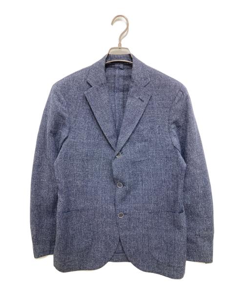 LARDINI（ラルディーニ）LARDINI (ラルディーニ) リネン混3Bジャケット インディゴ サイズ:48 (L)の古着・服飾アイテム