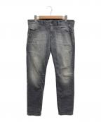 DIESELディーゼル）の古着「ダメージ加工デニムパンツ」｜グレー