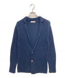 FILIPPO DE LAURENTIIS（フィリッポ・デ・ローレンティス）の古着「ニットジャケット」｜ネイビー
