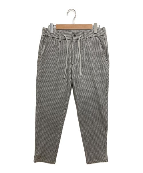 TRATTO（トラット）TRATTO (トラット) ニットコール【1タックワイドイージーパンツ】 グレー サイズ:Mの古着・服飾アイテム