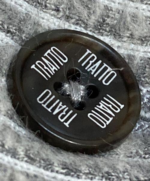 TRATTO（トラット）TRATTO (トラット) ニットコール【1タックワイドイージーパンツ】 グレー サイズ:Mの古着・服飾アイテム