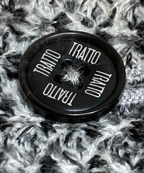 TRATTO（トラット）TRATTO (トラット) セーターフリースプリント【テーパードイージーパンツ】 グレー サイズ:Lの古着・服飾アイテム