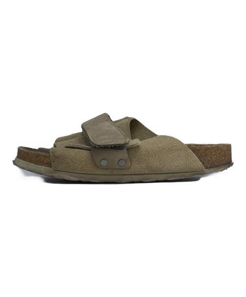 BIRKENSTOCK（ビルケンシュトック）BIRKENSTOCK (ビルケンシュトック) スエードレザー ベルトサンダル ベージュ サイズ:24.5cmの古着・服飾アイテム