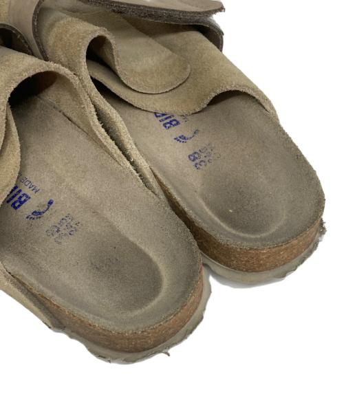 BIRKENSTOCK（ビルケンシュトック）BIRKENSTOCK (ビルケンシュトック) スエードレザー ベルトサンダル ベージュ サイズ:24.5cmの古着・服飾アイテム