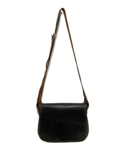 fernand（フェルナンド）fernand (フェルナンド) ヴィンテージレザーショルダーバッグ ブラックの古着・服飾アイテム