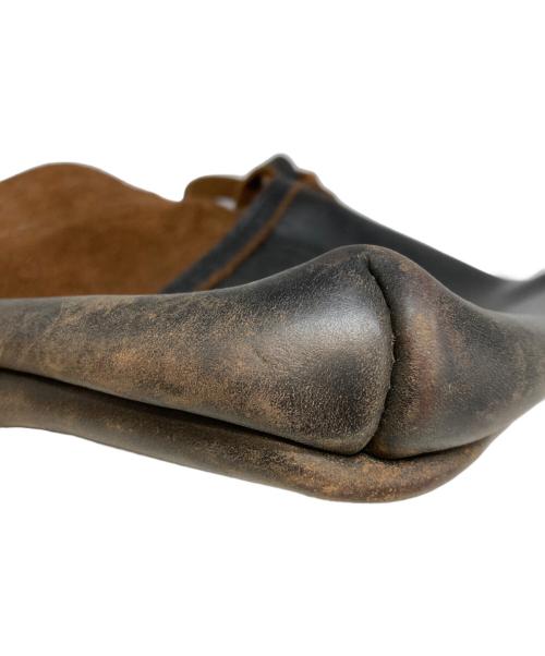 fernand（フェルナンド）fernand (フェルナンド) ヴィンテージレザーショルダーバッグ ブラックの古着・服飾アイテム