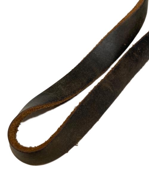 fernand（フェルナンド）fernand (フェルナンド) ヴィンテージレザーショルダーバッグ ブラックの古着・服飾アイテム