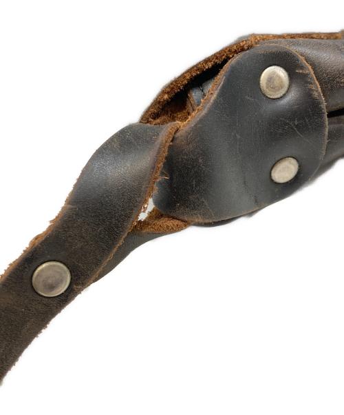 fernand（フェルナンド）fernand (フェルナンド) ヴィンテージレザーショルダーバッグ ブラックの古着・服飾アイテム