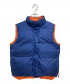 L.L.Beanエルエルビーン）の古着「リバーシブルダウンベスト」｜ネイビー×オレンジ