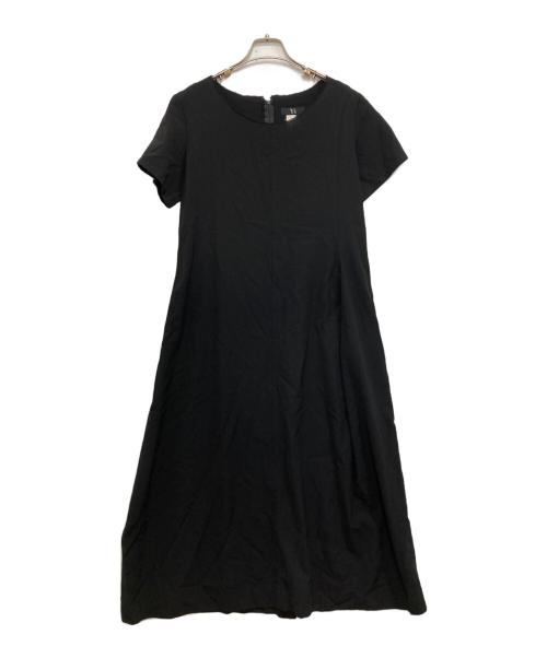 Y's（ワイズ）Y's (ワイズ) 半袖ワンピース ブラック サイズ:Mの古着・服飾アイテム