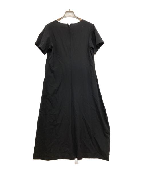 Y's（ワイズ）Y's (ワイズ) 半袖ワンピース ブラック サイズ:Mの古着・服飾アイテム