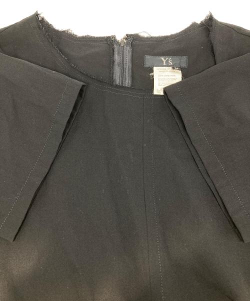 Y's（ワイズ）Y's (ワイズ) 半袖ワンピース ブラック サイズ:Mの古着・服飾アイテム