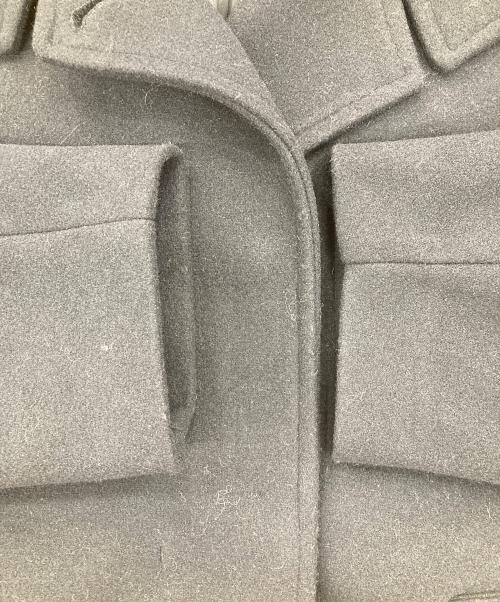 a day in the life（ア デイ イン ザ ライフ）A DAY IN THE LIFE (ア デイ イン ザ ライフ) ニットメルトン スタンドカラーコート ネイビー サイズ:Freeの古着・服飾アイテム