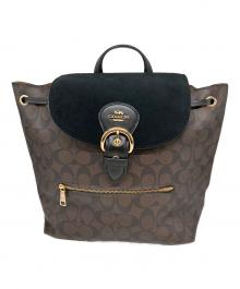 COACH（コーチ）の古着「リュック」｜ブラウン×ブラック