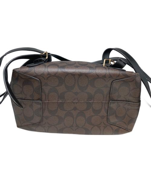 COACH（コーチ）COACH (コーチ) リュック ブラウン×ブラックの古着・服飾アイテム