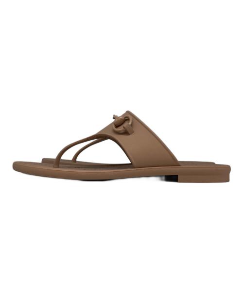 GUCCI（グッチ）GUCCI (グッチ) ホースビットビーチサンダル ベージュ サイズ:37 (24cm)の古着・服飾アイテム