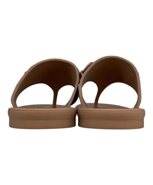 GUCCI（グッチ）GUCCI (グッチ) ホースビットビーチサンダル ベージュ サイズ:37 (24cm)の古着・服飾アイテム