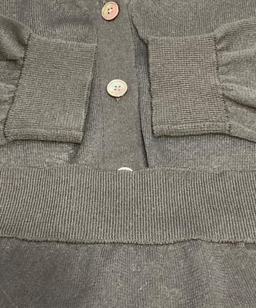 SLOBE IENA（スローブ イエナ）SLOBE IENA (スローブ イエナ) リネン混シアーカーディガン ブラック サイズ:Freeの古着・服飾アイテム