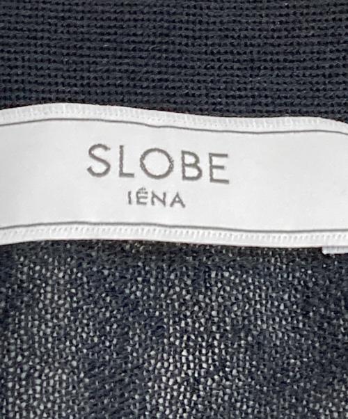 SLOBE IENA（スローブ イエナ）SLOBE IENA (スローブ イエナ) リネン混シアーカーディガン ブラック サイズ:Freeの古着・服飾アイテム