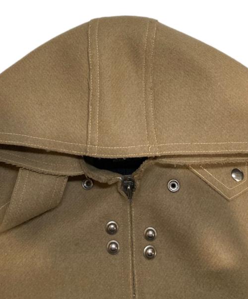 VAN JAC（ヴァン・ヂャケット）VAN JAC (ヴァン) 60sスタッズフーデッドコート ベージュ サイズ:90（M相当）の古着・服飾アイテム