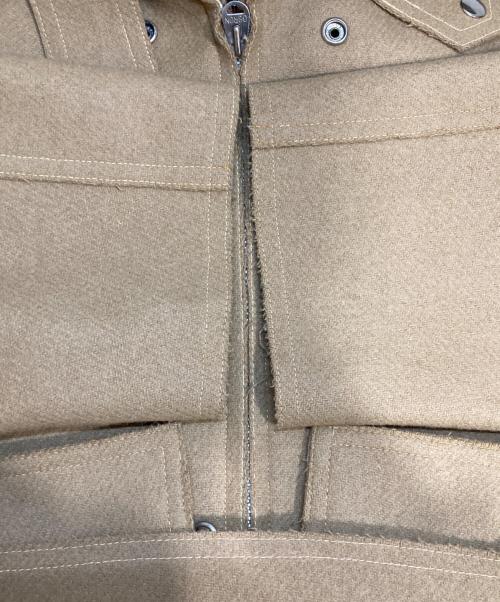 VAN JAC（ヴァン・ヂャケット）VAN JAC (ヴァン) 60sスタッズフーデッドコート ベージュ サイズ:90（M相当）の古着・服飾アイテム