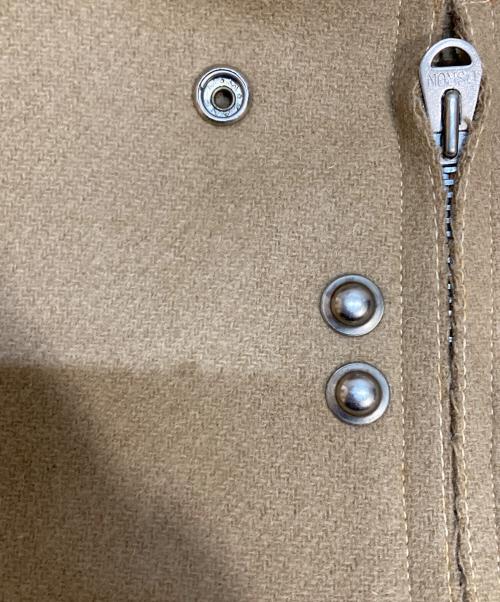 VAN JAC（ヴァン・ヂャケット）VAN JAC (ヴァン) 60sスタッズフーデッドコート ベージュ サイズ:90（M相当）の古着・服飾アイテム