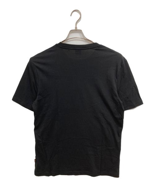 BOSS（ボス）BOSS (ボス) プリントTシャツ ブラック サイズ:Lの古着・服飾アイテム
