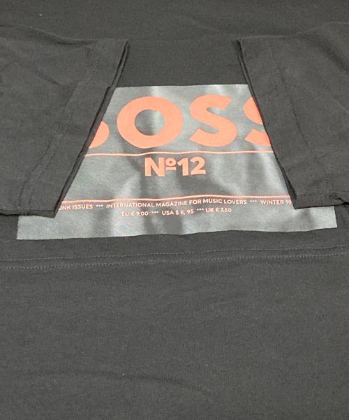 BOSS（ボス）BOSS (ボス) プリントTシャツ ブラック サイズ:Lの古着・服飾アイテム
