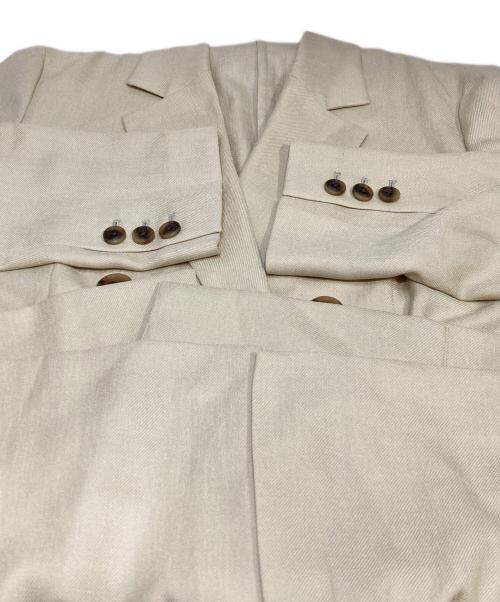 BEAUTY&YOUTH（ビューティーアンドユース）BEAUTY&YOUTH (ビューティーアンドユース) リネンライク ツイルダブルジャケット イエロー サイズ:Mの古着・服飾アイテム