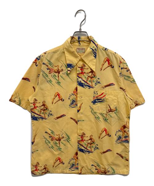 McGREGOR（マックレガー）McGREGOR (マクレガー) 40sオープンカラーシャツ イエロー サイズ:表記なしの古着・服飾アイテム