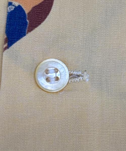 McGREGOR（マックレガー）McGREGOR (マクレガー) 40sオープンカラーシャツ イエロー サイズ:表記なしの古着・服飾アイテム