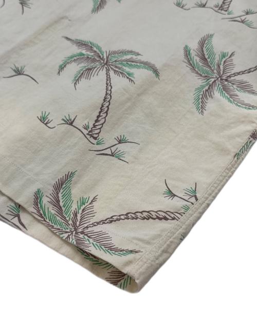 Lion SPORTSWEAR（ライオンスポーツウェア）Lion SPORTSWEAR (ライオンスポーツウェア) ヤシの木アロハシャツ ベージュ サイズ:表記なしの古着・服飾アイテム