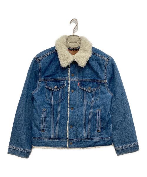 LEVI'S PReMIUM（リーバイス プレミアム）LEVI'S PReMIUM (リーバイスプレミアム) ボアデニムジャケット ネイビー サイズ:Sの古着・服飾アイテム