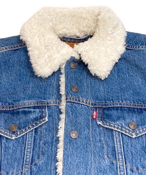 LEVI'S PReMIUM（リーバイス プレミアム）LEVI'S PReMIUM (リーバイスプレミアム) ボアデニムジャケット ネイビー サイズ:Sの古着・服飾アイテム