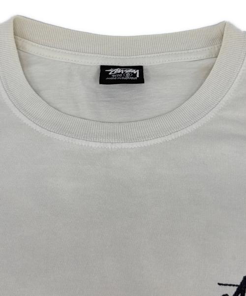 stussy（ステューシー）stussy (ステューシー) スカルプリントロンT ホワイト サイズ:Sの古着・服飾アイテム