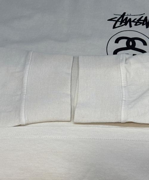 stussy（ステューシー）stussy (ステューシー) スカルプリントロンT ホワイト サイズ:Sの古着・服飾アイテム