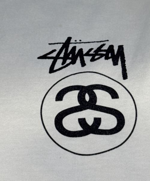 stussy（ステューシー）stussy (ステューシー) スカルプリントロンT ホワイト サイズ:Sの古着・服飾アイテム