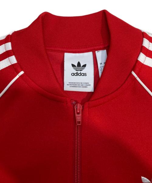 adidas Originals（アディダスオリジナル）adidas originals (アディダスオリジナル) SUPER STAR TRACK TOP レッド サイズ:Lの古着・服飾アイテム