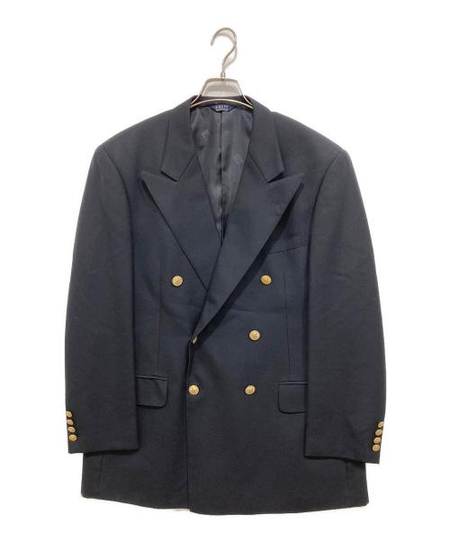 CHAPS RALPH LAUREN（チャップス ラルフローレン）CHAPS RALPH LAUREN (チャップス ラルフローレン) 金ボタンウール紺ブレザー ネイビー サイズ:AB7の古着・服飾アイテム