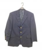 CHAPS RALPH LAURENチャップス ラルフローレン）の古着「3B金ボタンウール紺ブレザー」｜ネイビー