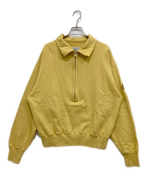 iasof（Iasof）Iasof (Iasof) half zip P/O sweat RANTIKI イエロー サイズ:Freeの古着・服飾アイテム