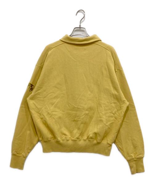 iasof（Iasof）Iasof (Iasof) half zip P/O sweat RANTIKI イエロー サイズ:Freeの古着・服飾アイテム