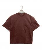 AURALEEオーラリー）の古着「HEAVY WEIGHT POCKET TEE」｜ブラウン