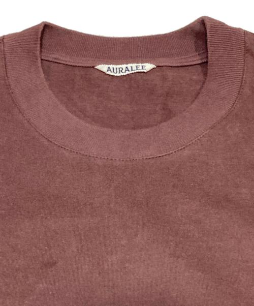 AURALEE（オーラリー）AURALEE (オーラリー) HEAVY WEIGHT POCKET TEE ブラウン サイズ:SIZE 5の古着・服飾アイテム