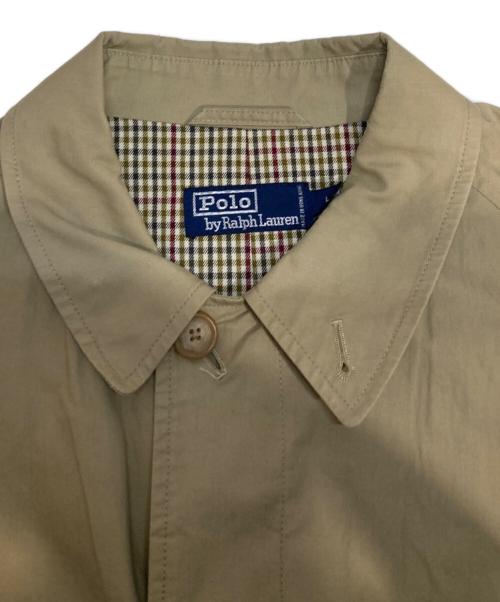 POLO RALPH LAUREN（ポロ・ラルフローレン）POLO RALPH LAUREN (ポロ・ラルフローレン) ステンカラーコート ベージュ サイズ:Lの古着・服飾アイテム