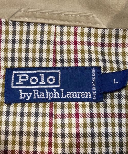 POLO RALPH LAUREN（ポロ・ラルフローレン）POLO RALPH LAUREN (ポロ・ラルフローレン) ステンカラーコート ベージュ サイズ:Lの古着・服飾アイテム