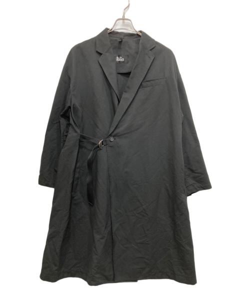 THE RERACS（ザ リラクス）THE RERACS (ザ リラクス) LOOSE CHESTERFIELD COAT ブラック サイズ:46の古着・服飾アイテム