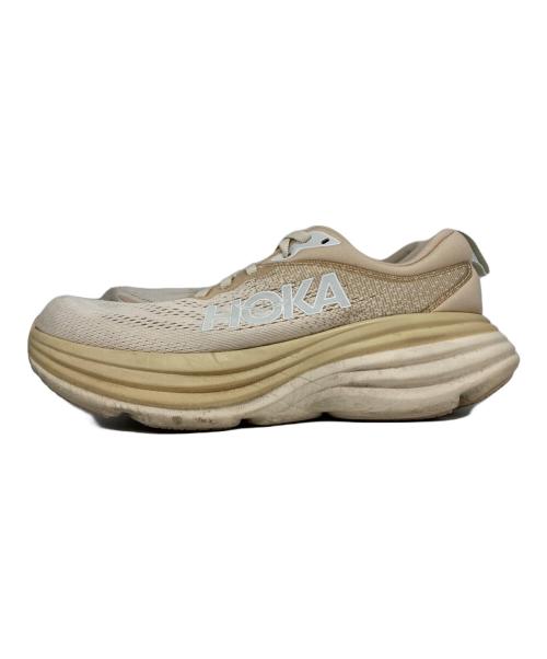 HOKAONEONE（ホカオネオネ）HOKAONEONE (ホカオネオネ) BONDI 9 アイボリー サイズ:23.5cmの古着・服飾アイテム